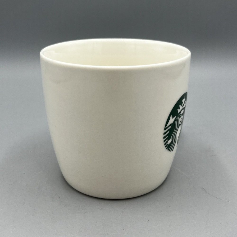 Starbucks 12oz White Coffee Mug Green Mermaid Logo 2013 - Picture 4 of 7